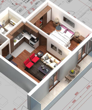 Курс Визуализация интерьера квартиры в 3DMAX